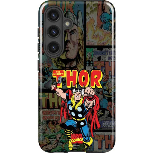 Marvel Classic Comics The Mighty Thor Vintage Galaxy S25 Impact Case